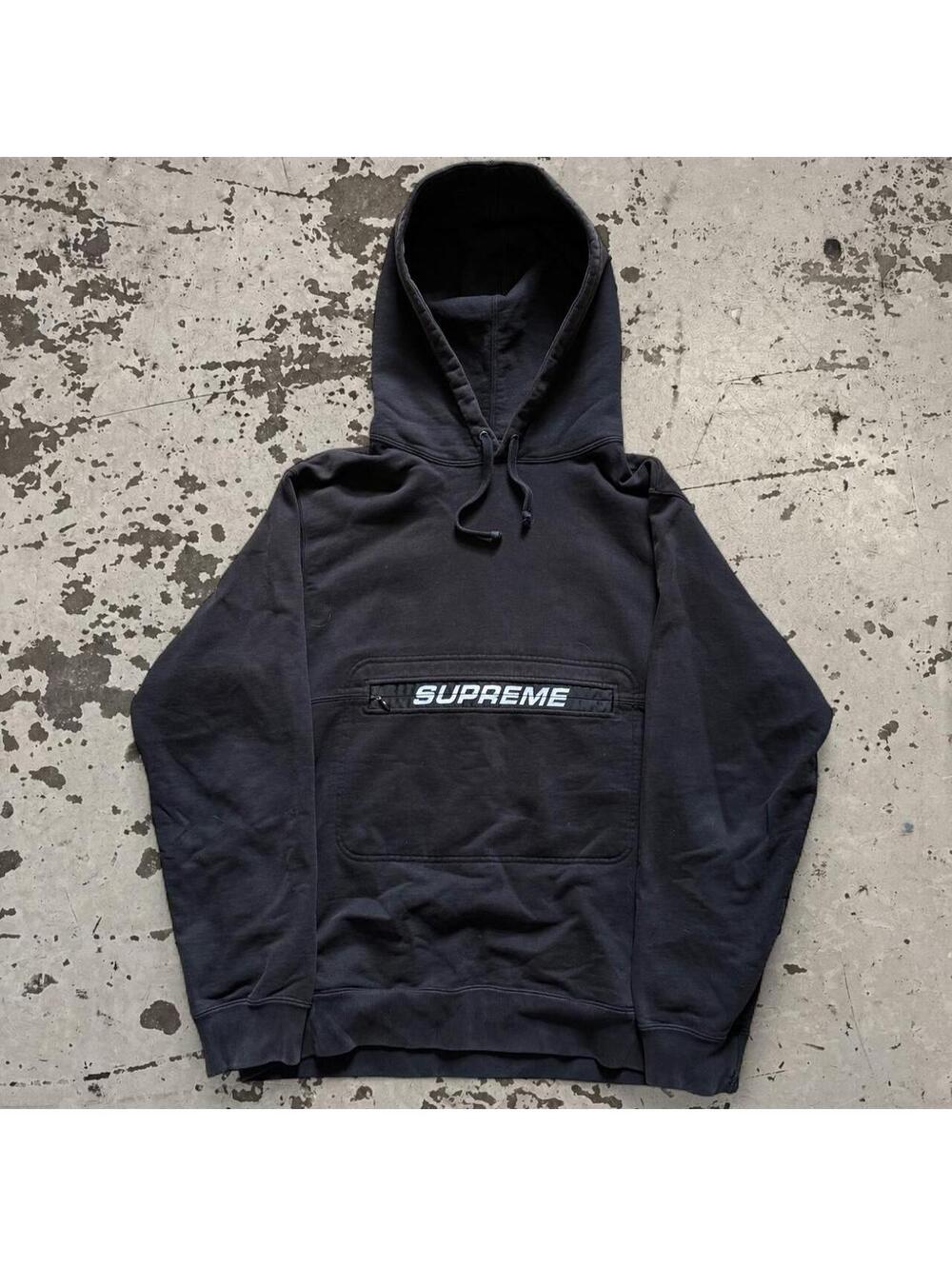 supreme spellout hoodie.